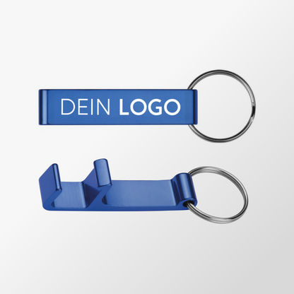 3-in-1 Metall-Schlüsselanhänger mit Logo
