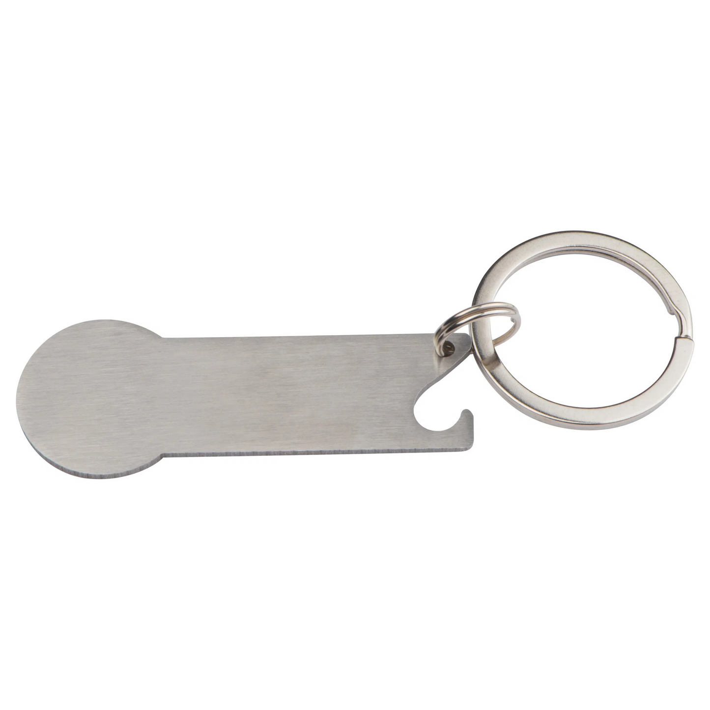 2-in-1 Metall-Schlüsselanhänger mit Logo