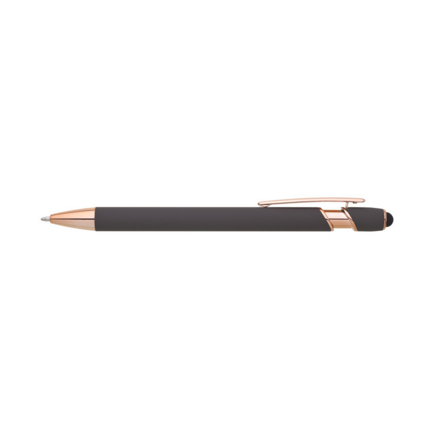 Metall-Kugelschreiber ROSÉGOLD mit Touchpen und Logo